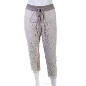 Cropped Lace Pants